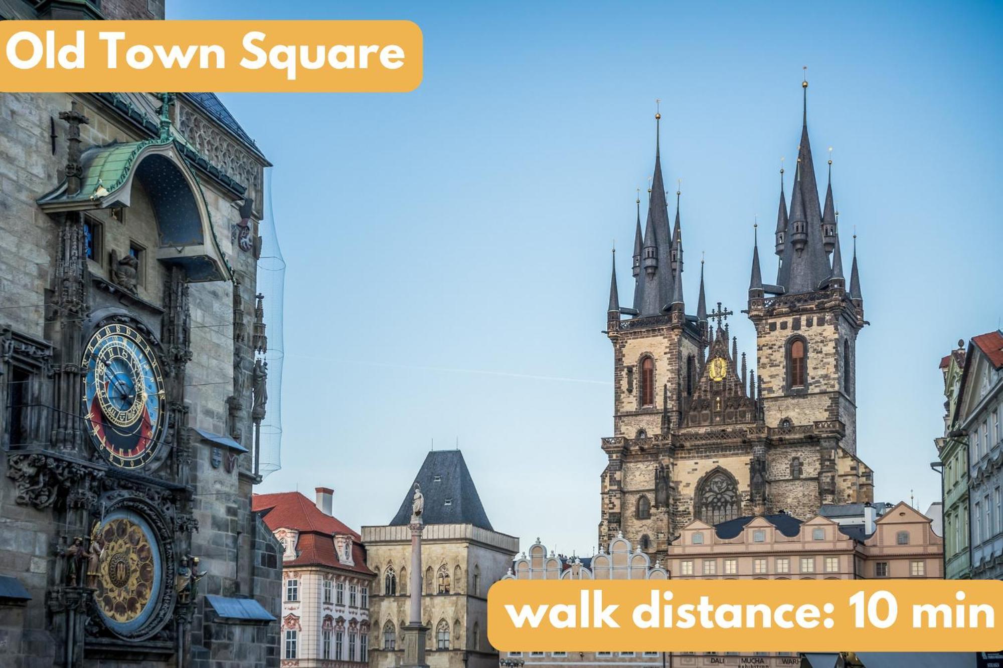 Modern Urban Room In The City Center Of Praha Eksteriør bilde